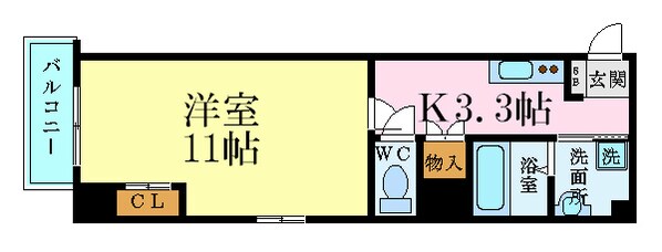 エイトバレー広島駅前通りの物件間取画像